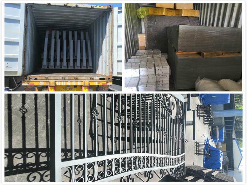 iron fence loading